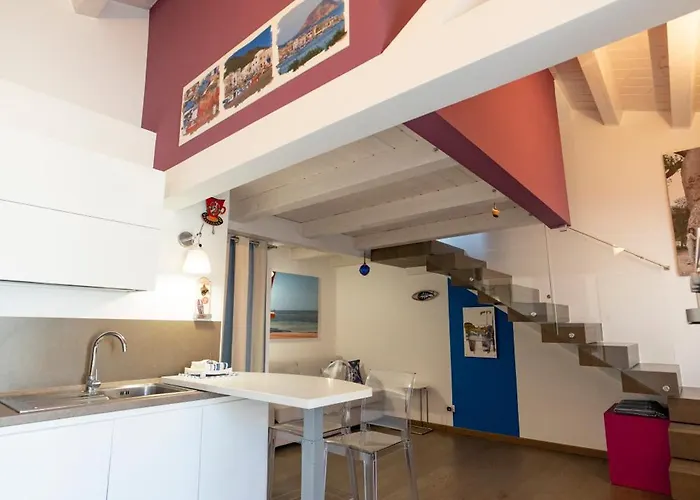 公寓 Casafra' Attico In Stile Marinaro Con Splendida Terrazza 西维尔诺瓦·马尔凯