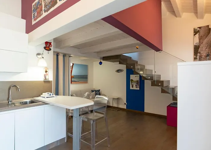 公寓 Casafra' Attico In Stile Marinaro Con Splendida Terrazza